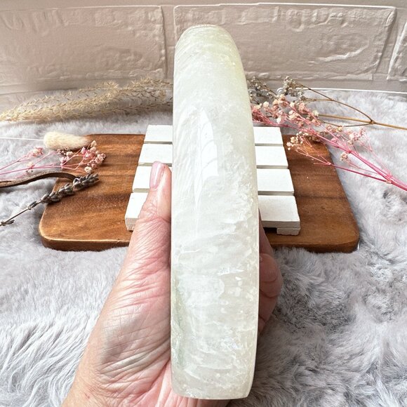 Gorgeous Large Agate with Druzy Flame/Free Form - Picture 4 of 7